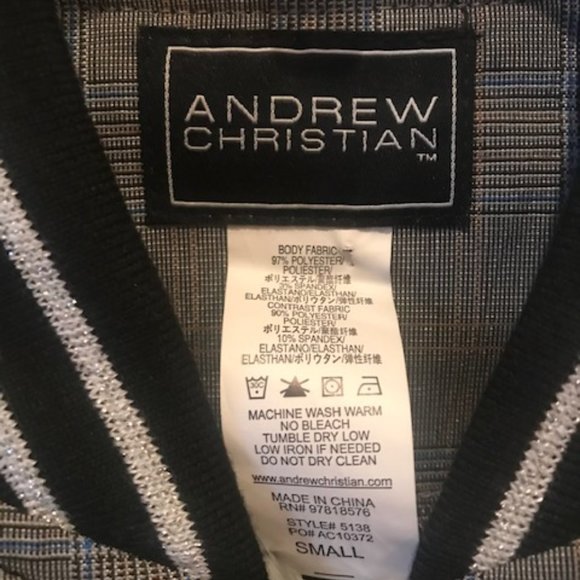 Andrew Christian bomber-style lightweight jacket - Picture 3 of 7